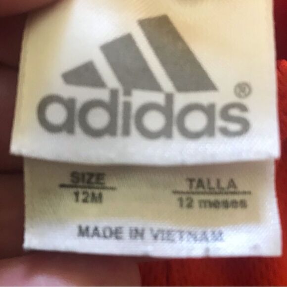 Adidas Basketball 2 Piece Set 12M Orange & Blue - Picture 9 of 9